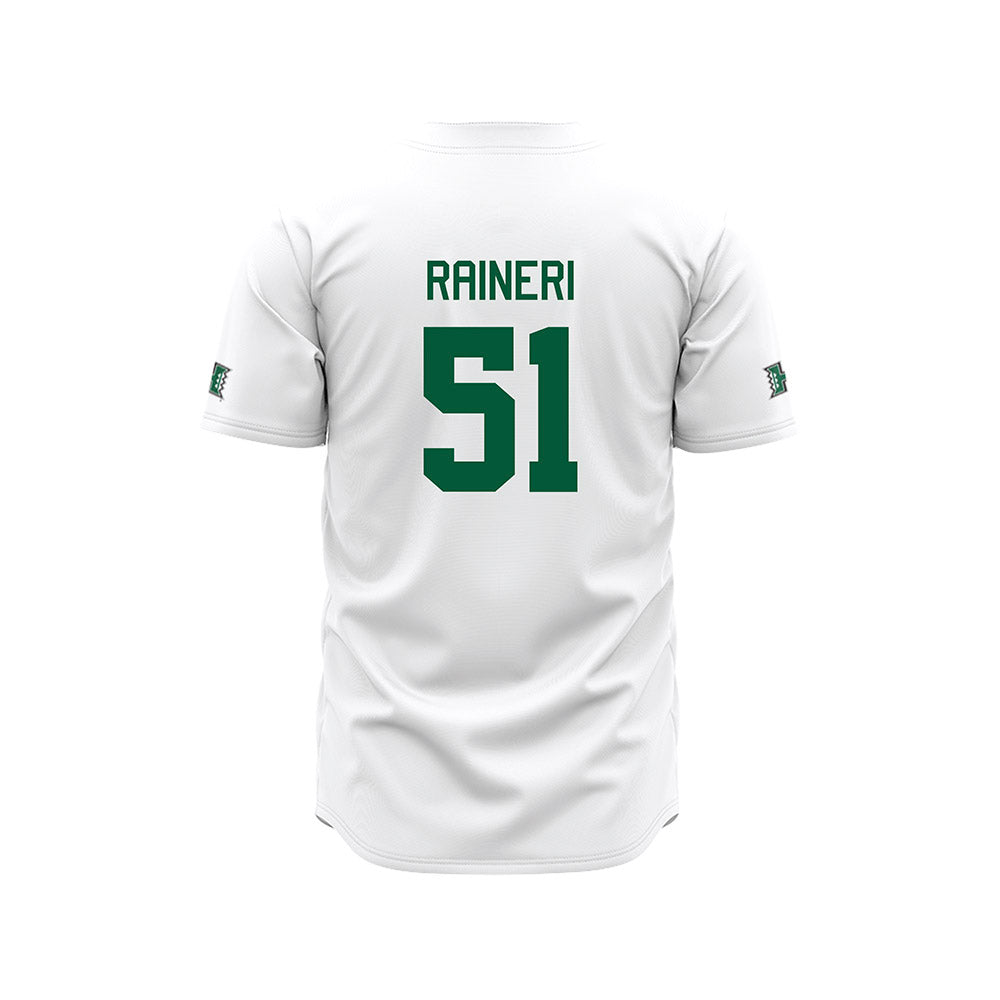 Hawaii - NCAA Baseball : Kaysen Raineri - White Jersey-1