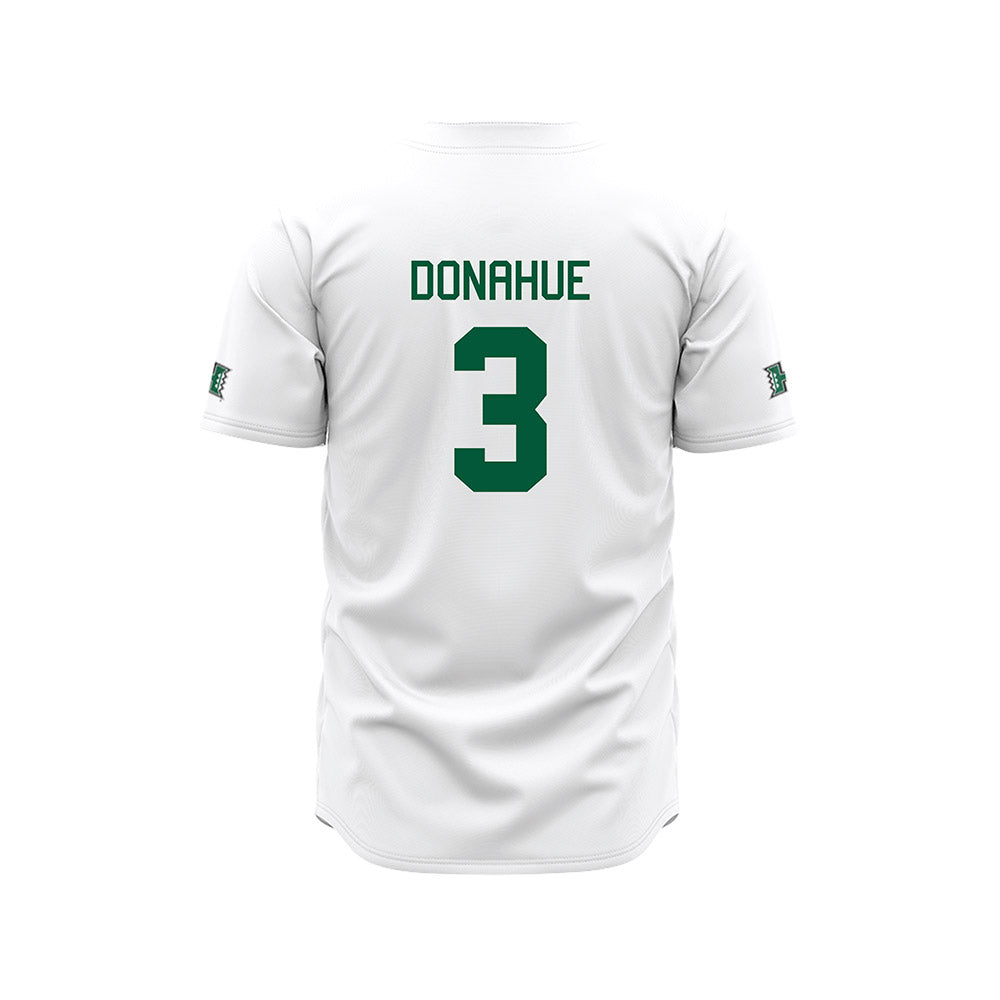Hawaii - NCAA Baseball : Jordan Donahue - White Jersey-1