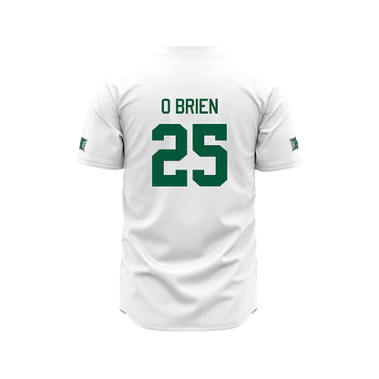 Hawaii - NCAA Baseball : Liam O'Brien - White Jersey-1