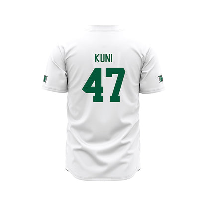 Hawaii - NCAA Baseball : Aidan Kuni - White Jersey-1