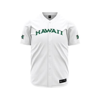 Hawaii - NCAA Baseball : Joshua Surigao - White Jersey-0