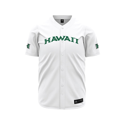 Hawaii - NCAA Baseball : Joshua Surigao - White Jersey-0