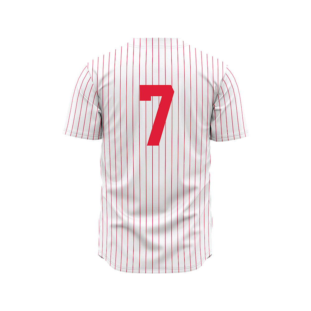 Dayton - NCAA Baseball : Jason Bello - White Jersey-1