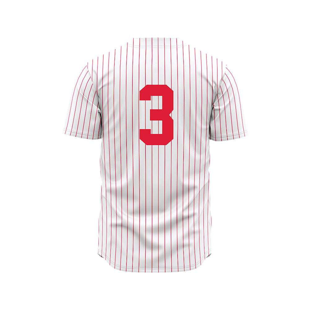 Dayton - NCAA Baseball : Jon Whiteside - White Jersey-1
