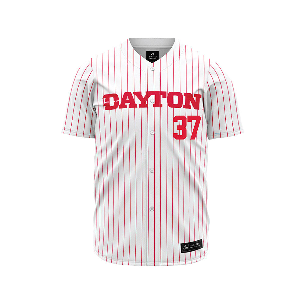 Dayton - NCAA Baseball : Luke Matta - White Jersey
