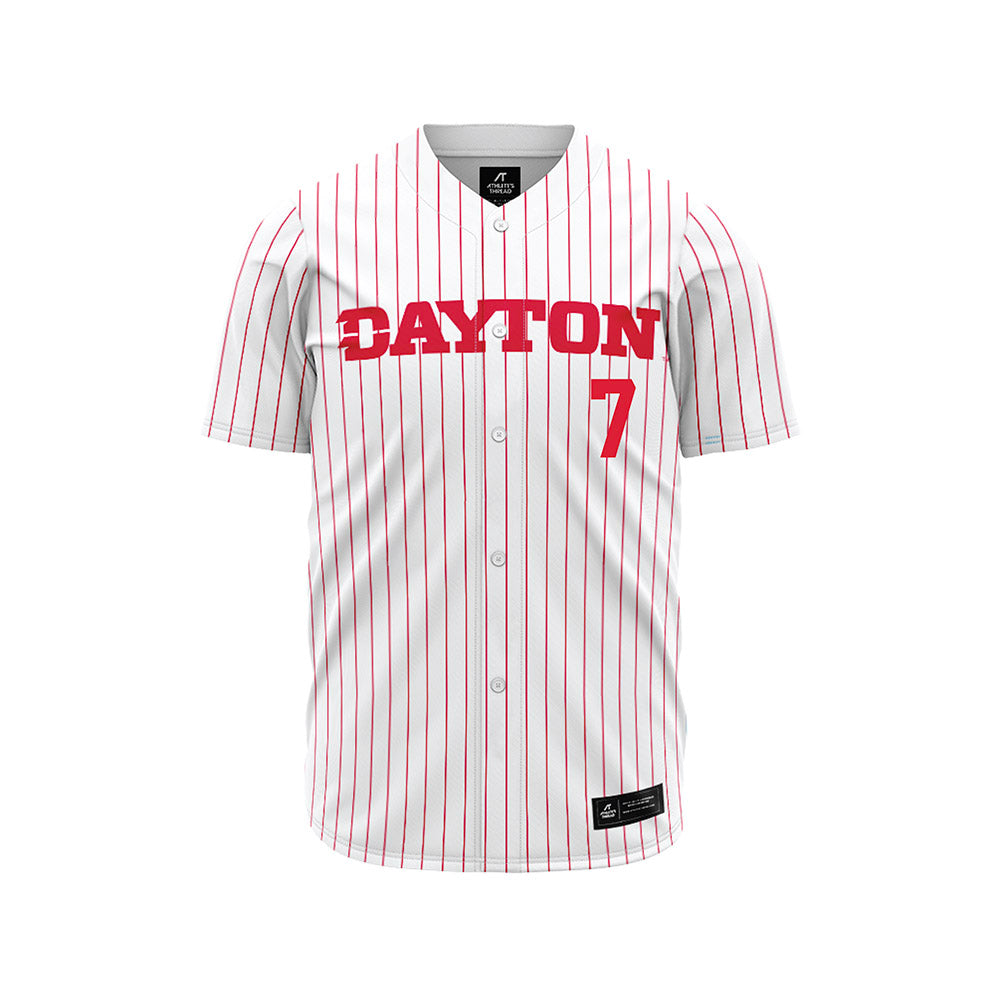Dayton - NCAA Baseball : Jason Bello - White Jersey-0