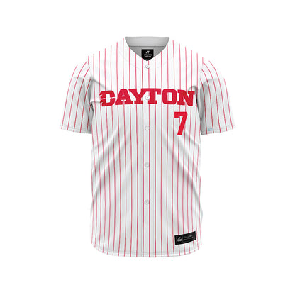 Dayton - NCAA Baseball : Jason Bello - White Jersey-0