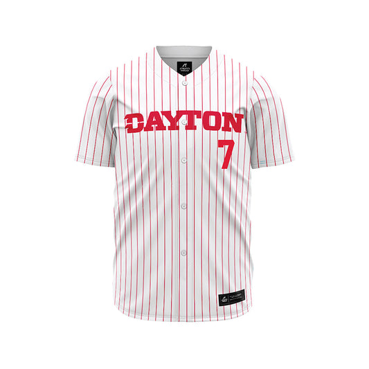 Dayton - NCAA Baseball : Jason Bello - White Jersey-0