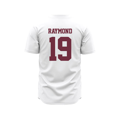 Mississippi State - NCAA Baseball : Andrew Raymond - White Pinstripes Jersey-1