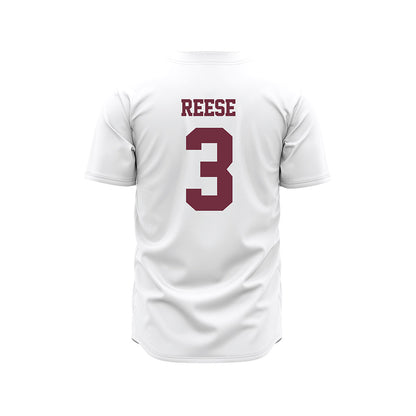 Mississippi State - NCAA Baseball : Ace Reese - White Pinstripes Jersey-1