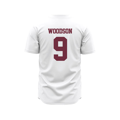Mississippi State - NCAA Baseball : Ryder Woodson - White Pinstripes Jersey-1