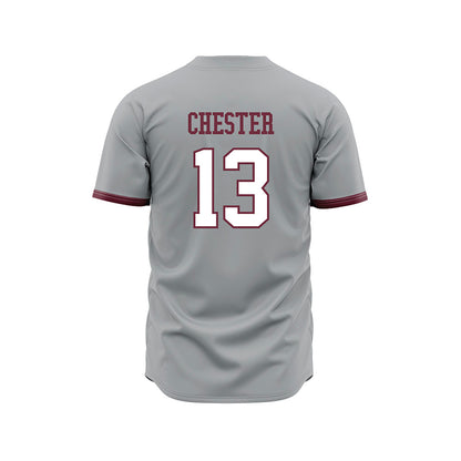 Mississippi State - NCAA Baseball : Nate Chester - Gray State Baseball Jersey