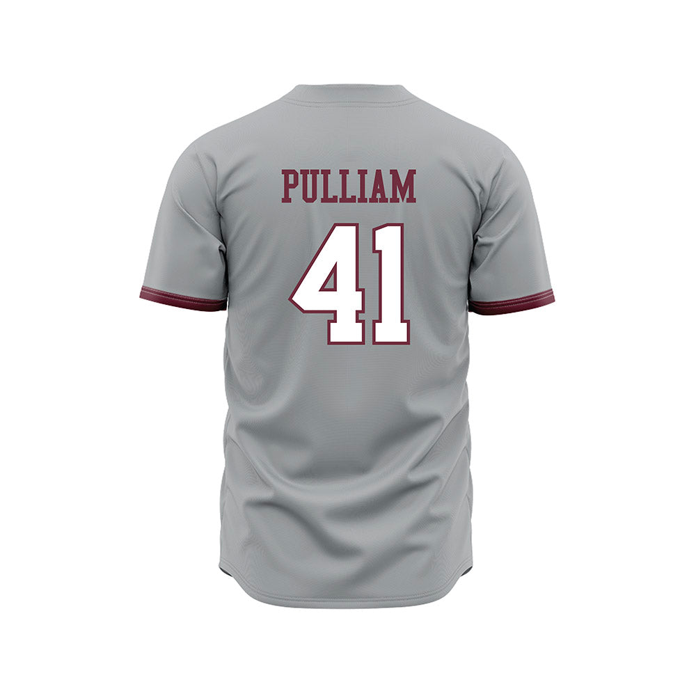 Mississippi State - NCAA Baseball : Ethan Pulliam - Gray Slate Jersey