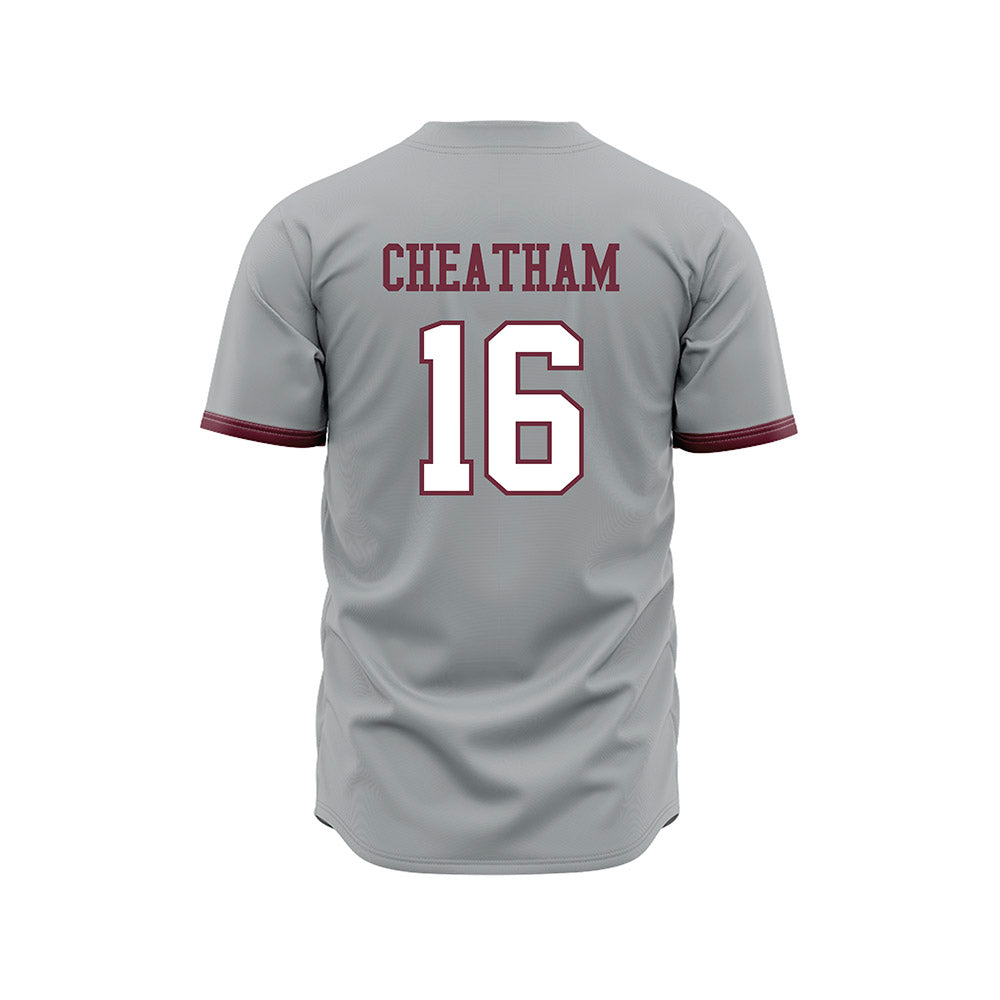 Mississippi State - NCAA Baseball : Cole Cheatham - Gray State Baseball Jersey