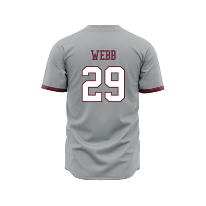 Mississippi State - NCAA Baseball : Maddox Webb - Gray Slate Jersey-1