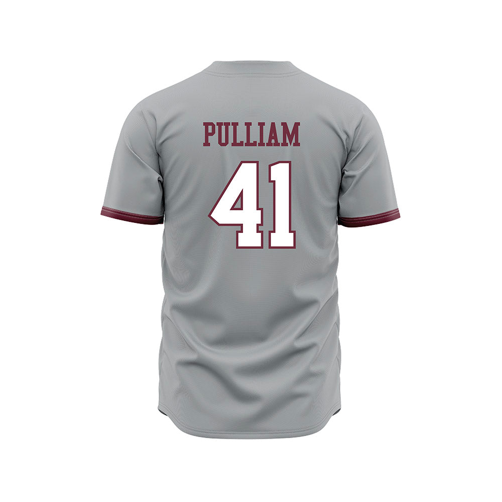 Mississippi State - NCAA Baseball : Ethan Pulliam - Gray State Baseball Jersey