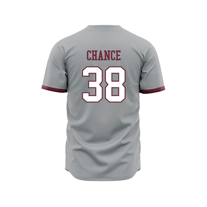 Mississippi State - NCAA Baseball : Bryce Chance - Gray Slate Jersey-1