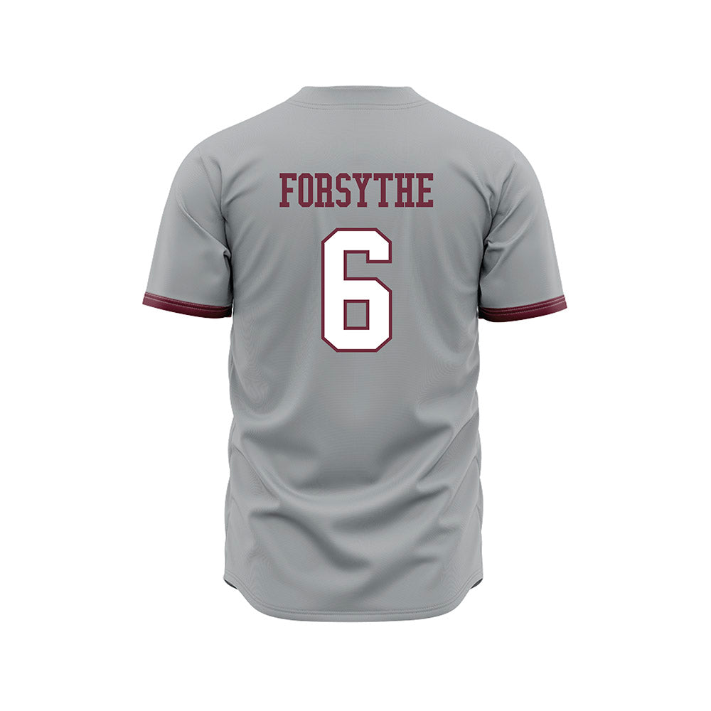 Mississippi State - NCAA Baseball : Logan Forsythe - Gray State Baseball Jersey