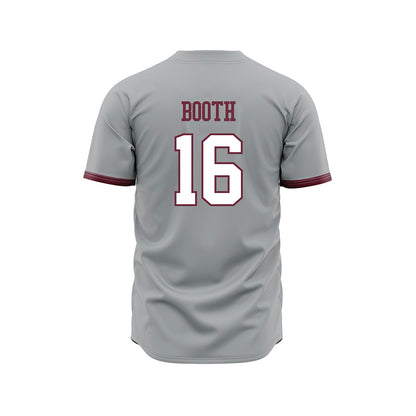 Mississippi State - NCAA Baseball : Braden Booth - Gray Slate Jersey-1