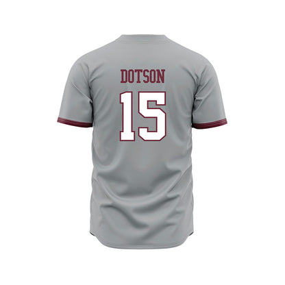 Mississippi State - NCAA Baseball : Luke Dotson - Gray State Baseball Jersey