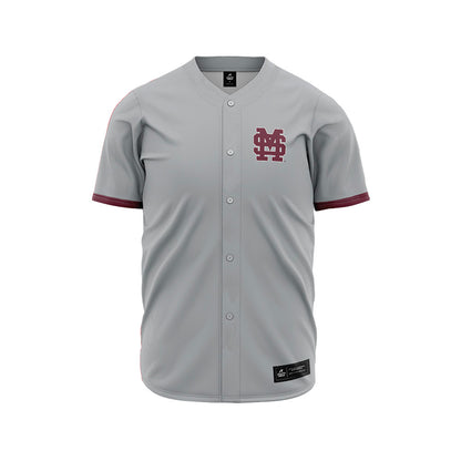 Mississippi State - NCAA Baseball : Brendan Sweeney - Gray Slate Jersey-0