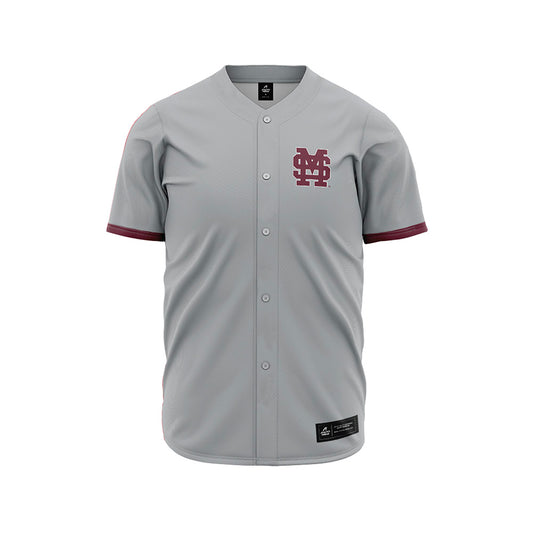 Mississippi State - NCAA Baseball : Brendan Sweeney - Gray Slate Jersey-0
