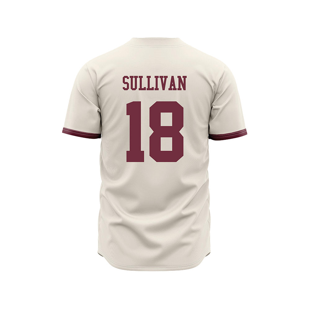 Mississippi State - NCAA Baseball : Noah Sullivan - Cream Jersey-1