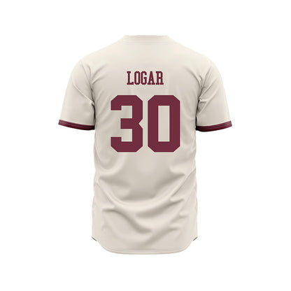 Mississippi State - NCAA Baseball : Jackson Logar - Cream Jersey-1
