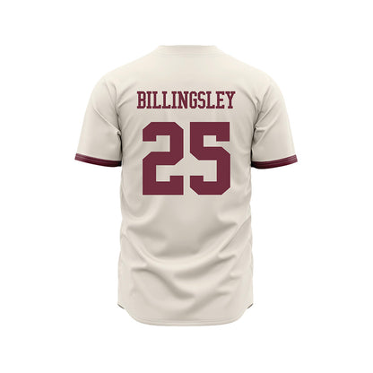 Mississippi State - NCAA Baseball : Chris Billingsley - Cream Jersey-1