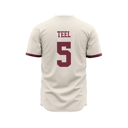 Mississippi State - NCAA Baseball : Aidan Teel - Cream Jersey-1