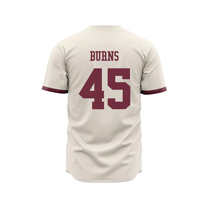 Mississippi State - NCAA Baseball : Dane Burns - Cream Jersey-1