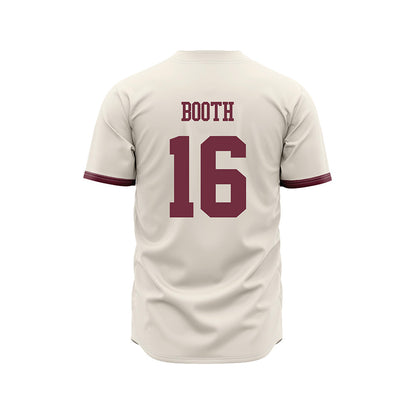 Mississippi State - NCAA Baseball : Braden Booth - Cream Jersey-1