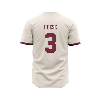 Mississippi State - NCAA Baseball : Ace Reese - Cream Jersey-1