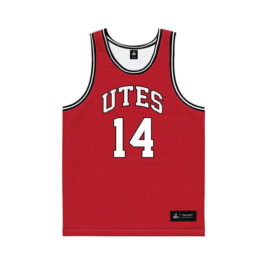 Utah - NCAA Women's Basketball : Kamryn Mafua - Red Basketball Jersey-0