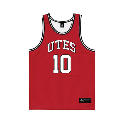 Utah - NCAA Women's Basketball : Grace Foster - Red Basketball Jersey-0