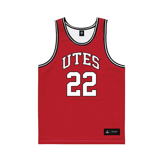 Utah - NCAA Women's Basketball : Ella Todd - Red Basketball Jersey-0