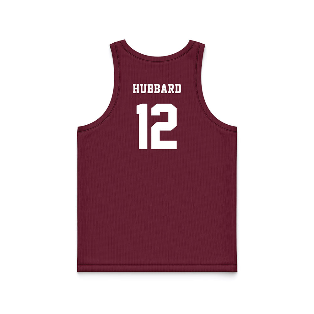 Mississippi State - NCAA Men's Basketball : Josh Hubbard - Maroon Basketball Jersey-1