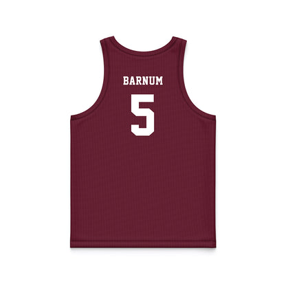 Mississippi State - NCAA Women's Basketball : Erynn Barnum - Maroon Basketball Jersey-1
