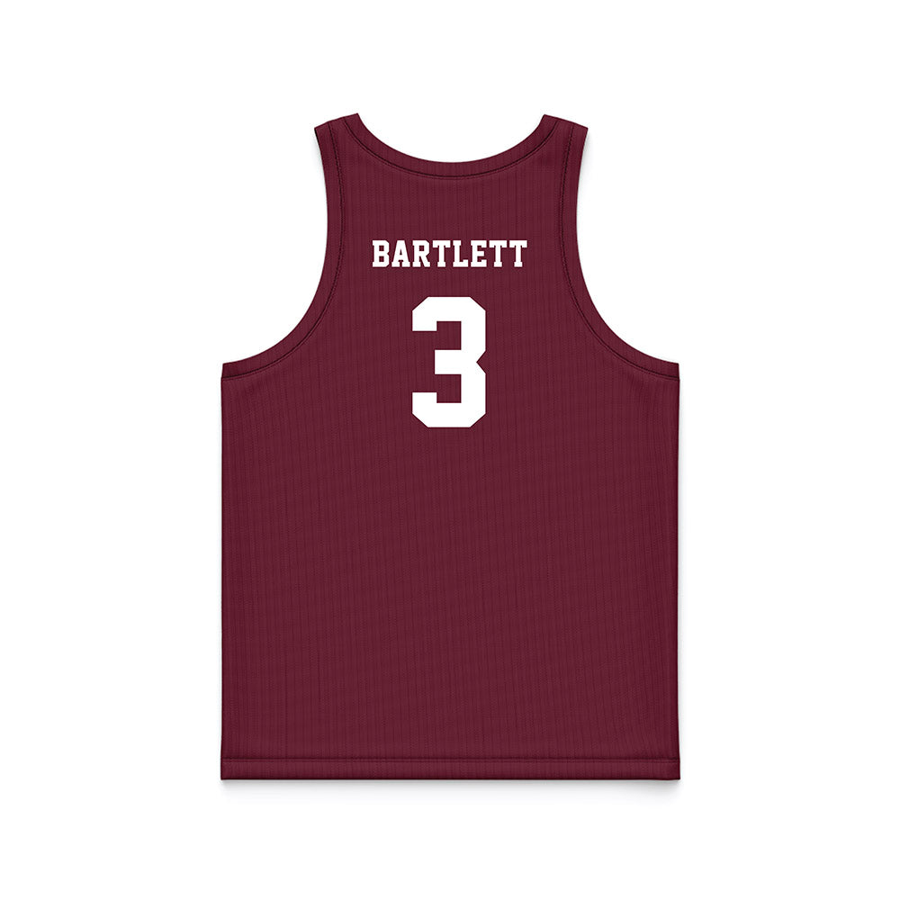 Mississippi State - NCAA Men's Basketball : Tee Bartlett - Maroon Basketball Jersey-1