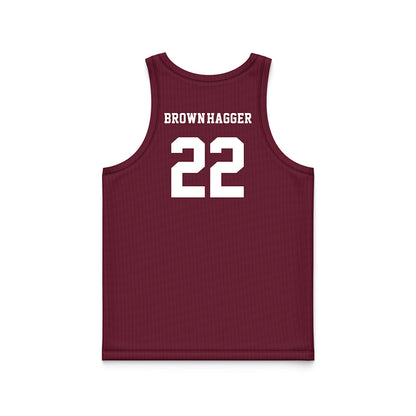 Mississippi State - NCAA Women's Basketball : Jasmine Brown-Hagger - Maroon Basketball Jersey-1