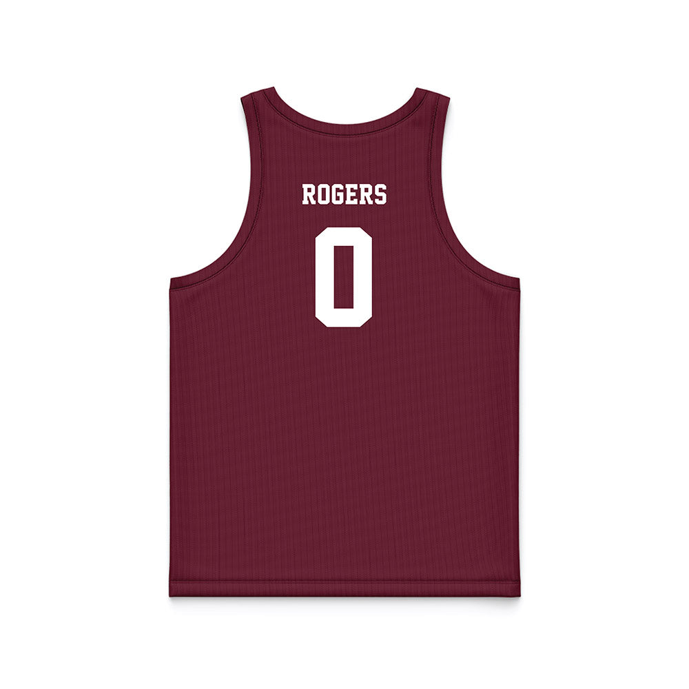 Mississippi State - NCAA Women's Basketball : Darrione Rogers - Maroon Basketball Jersey-1