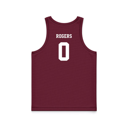 Mississippi State - NCAA Women's Basketball : Darrione Rogers - Maroon Basketball Jersey-1