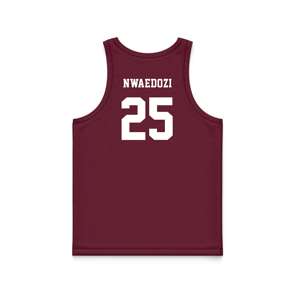 Mississippi State - NCAA Women's Basketball : Favour Nwaedozi - Maroon Basketball Jersey-1