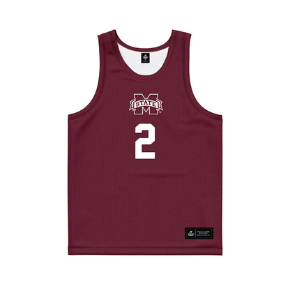 Mississippi State - NCAA Women's Basketball : Destiney McPhaul - Maroon Basketball Jersey-0
