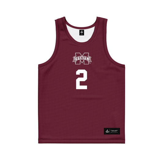 Mississippi State - NCAA Women's Basketball : Destiney McPhaul - Maroon Basketball Jersey-0