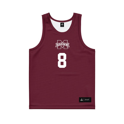 Mississippi State - NCAA Women's Basketball : Awa Fane - Maroon Basketball Jersey-0