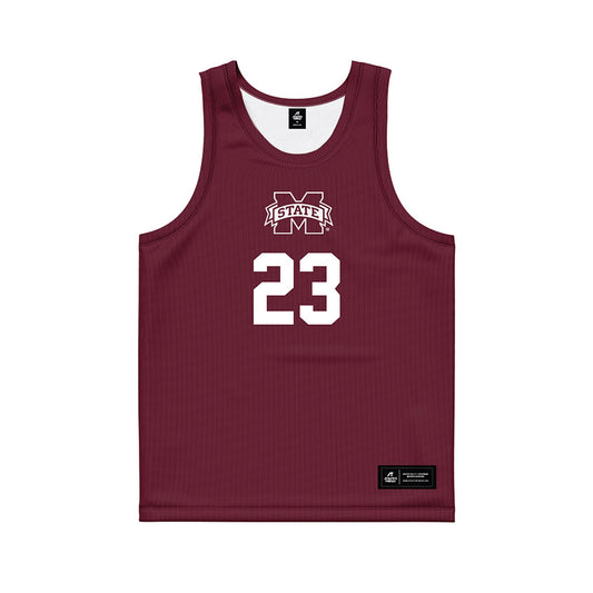 Mississippi State - NCAA Women's Basketball : Ramani Parker - Maroon Basketball Jersey-0