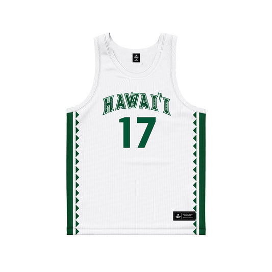 Hawaii - NCAA Women's Basketball : Fiamma Serra - White Basketball Jersey-0