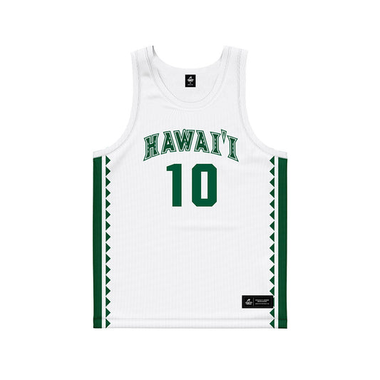 Hawaii - NCAA Women's Basketball : Danijela Kujovic - White Basketball Jersey-0
