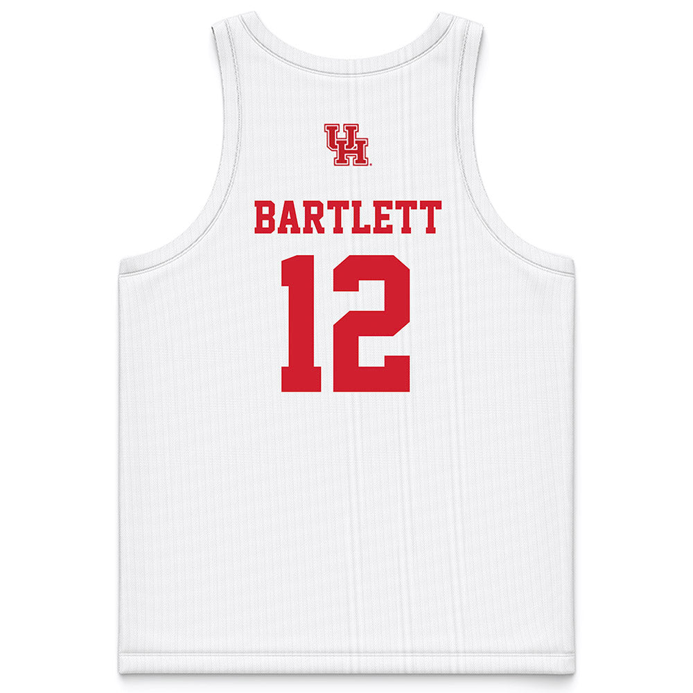 Houston - NCAA Women's Basketball : Amani Bartlett - White Basketball Jersey-1